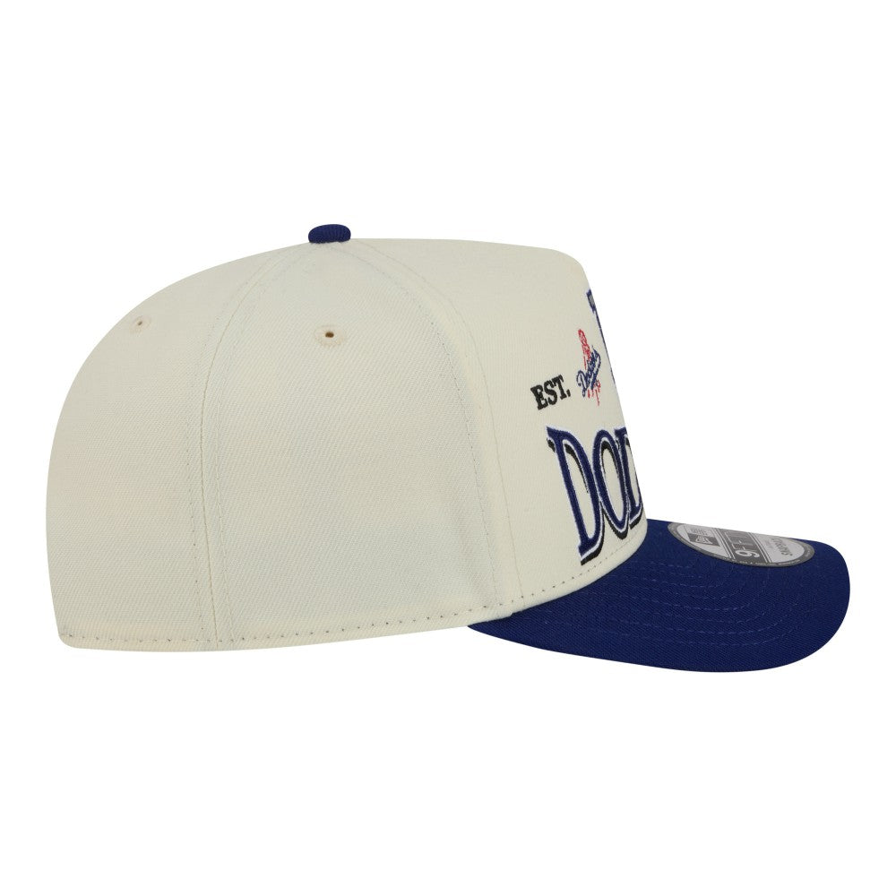 Los Angeles Dodgers New Era Throwback Tri-Hit A-Frame 9FIFTY Adjustable Hat | MLB For sale