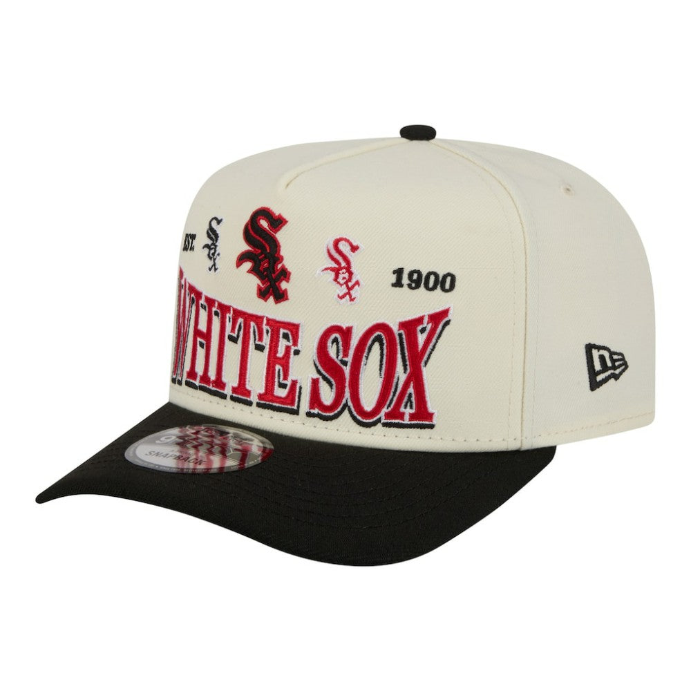 Chicago White Sox New Era Throwback Tri-Hit A-Frame 9FIFTY Adjustable Hat | MLB Near me