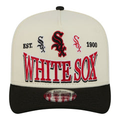 Chicago White Sox New Era Throwback Tri-Hit A-Frame 9FIFTY Adjustable Hat | MLB Near me