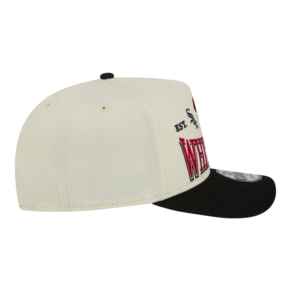 Chicago White Sox New Era Throwback Tri-Hit A-Frame 9FIFTY Adjustable Hat | MLB Near me