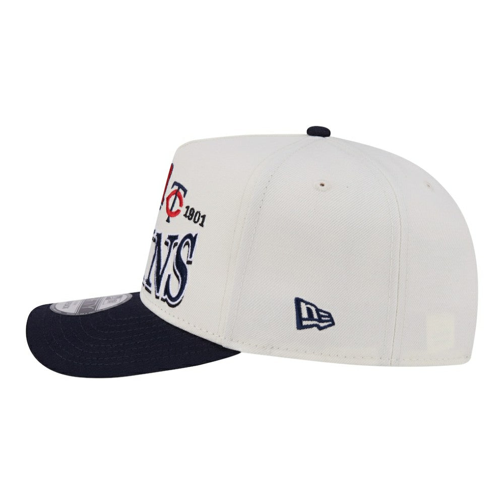Minnesota Twins New Era Throwback Tri-Hit A-Frame 9FIFTY Adjustable Hat | MLB For sale