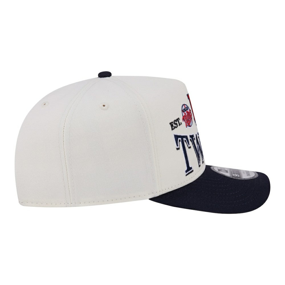 Minnesota Twins New Era Throwback Tri-Hit A-Frame 9FIFTY Adjustable Hat | MLB For sale