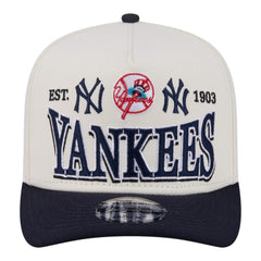 New York Yankees New Era Throwback Tri-Hit A-Frame 9FIFTY Adjustable Hat | MLB Online