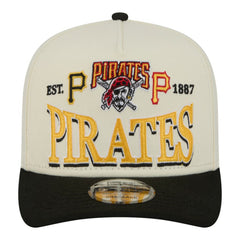 Pittsburgh Pirates New Era Throwback Tri-Hit A-Frame 9FIFTY Adjustable Hat | MLB Discount