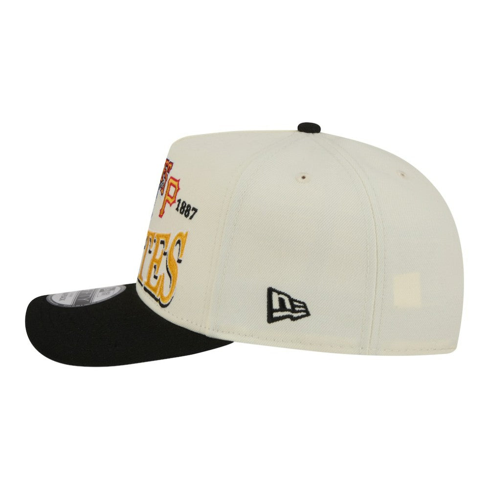 Pittsburgh Pirates New Era Throwback Tri-Hit A-Frame 9FIFTY Adjustable Hat | MLB Discount