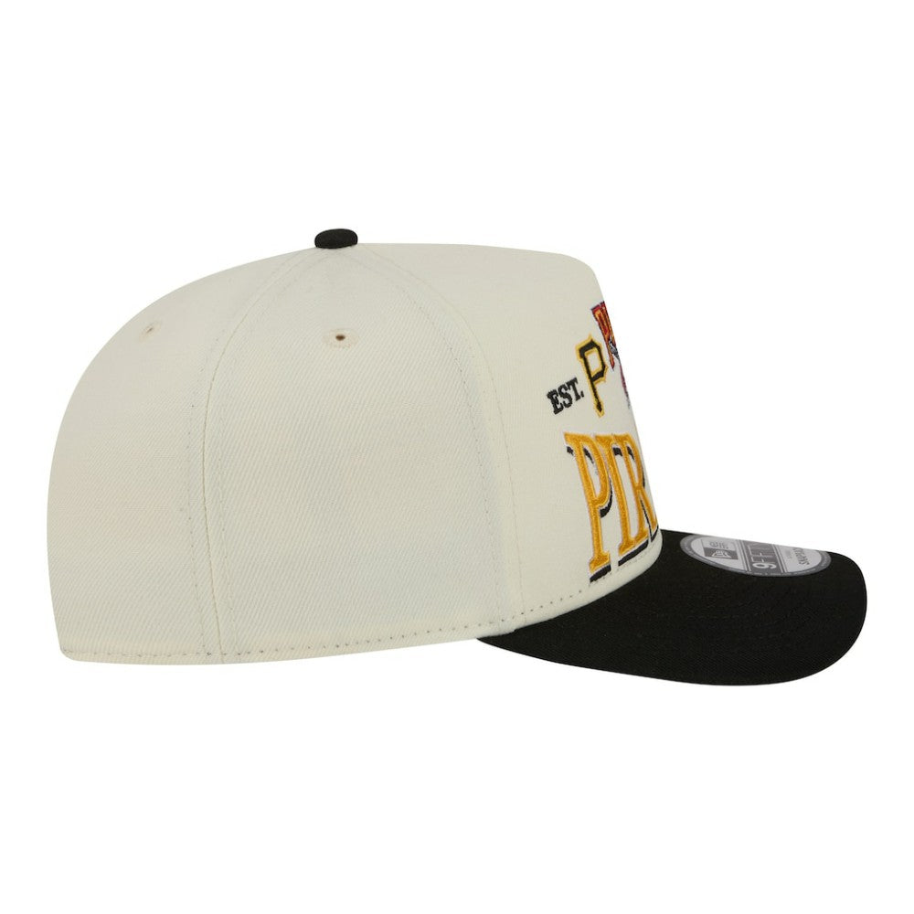 Pittsburgh Pirates New Era Throwback Tri-Hit A-Frame 9FIFTY Adjustable Hat | MLB Discount