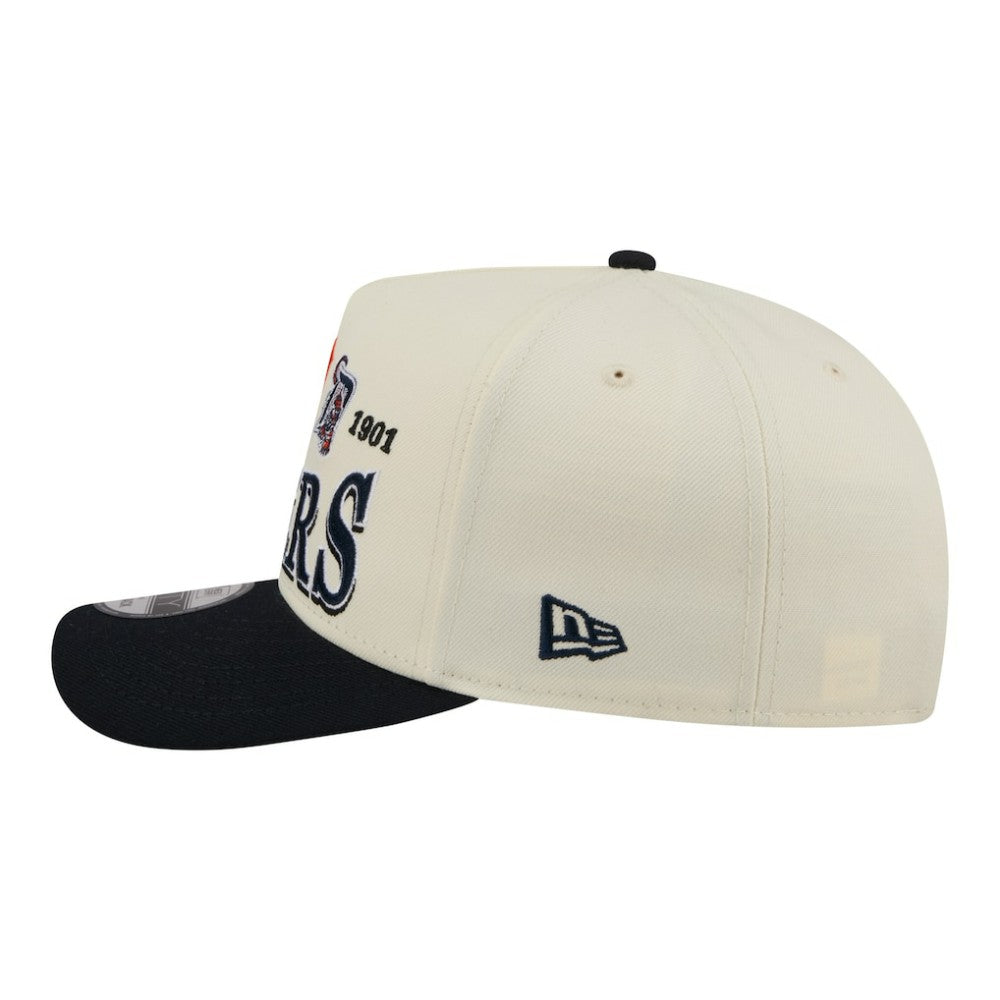 Detroit Tigers New Era Throwback Tri-Hit A-Frame 9FIFTY Adjustable Hat | MLB On Sale