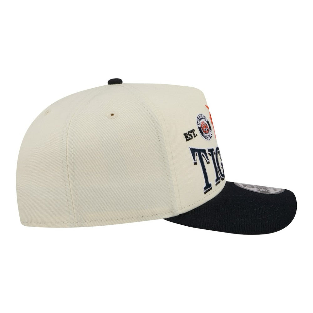 Detroit Tigers New Era Throwback Tri-Hit A-Frame 9FIFTY Adjustable Hat | MLB On Sale