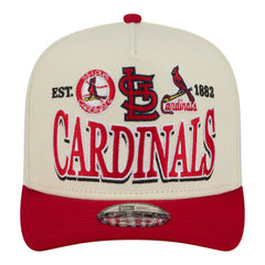 St. Louis Cardinals New Era Throwback Tri-Hit A-Frame 9FIFTY Adjustable Hat | MLB New