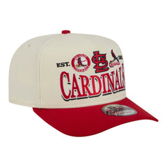 St. Louis Cardinals New Era Throwback Tri-Hit A-Frame 9FIFTY Adjustable Hat | MLB New