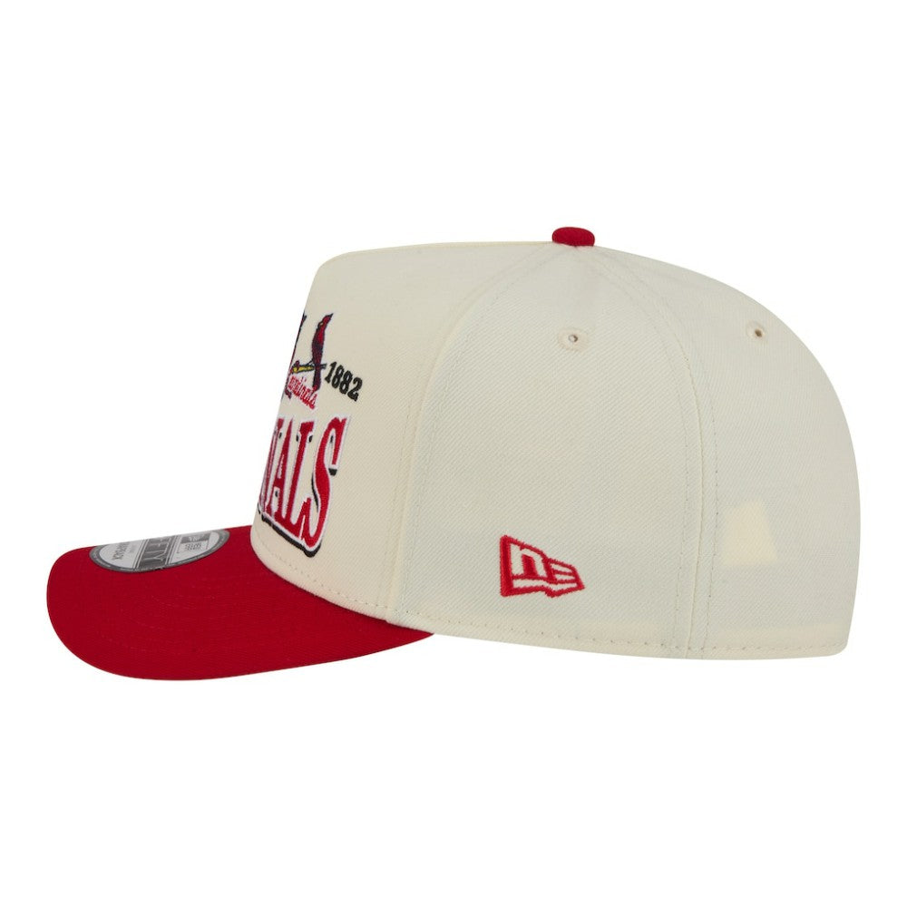 St. Louis Cardinals New Era Throwback Tri-Hit A-Frame 9FIFTY Adjustable Hat | MLB New