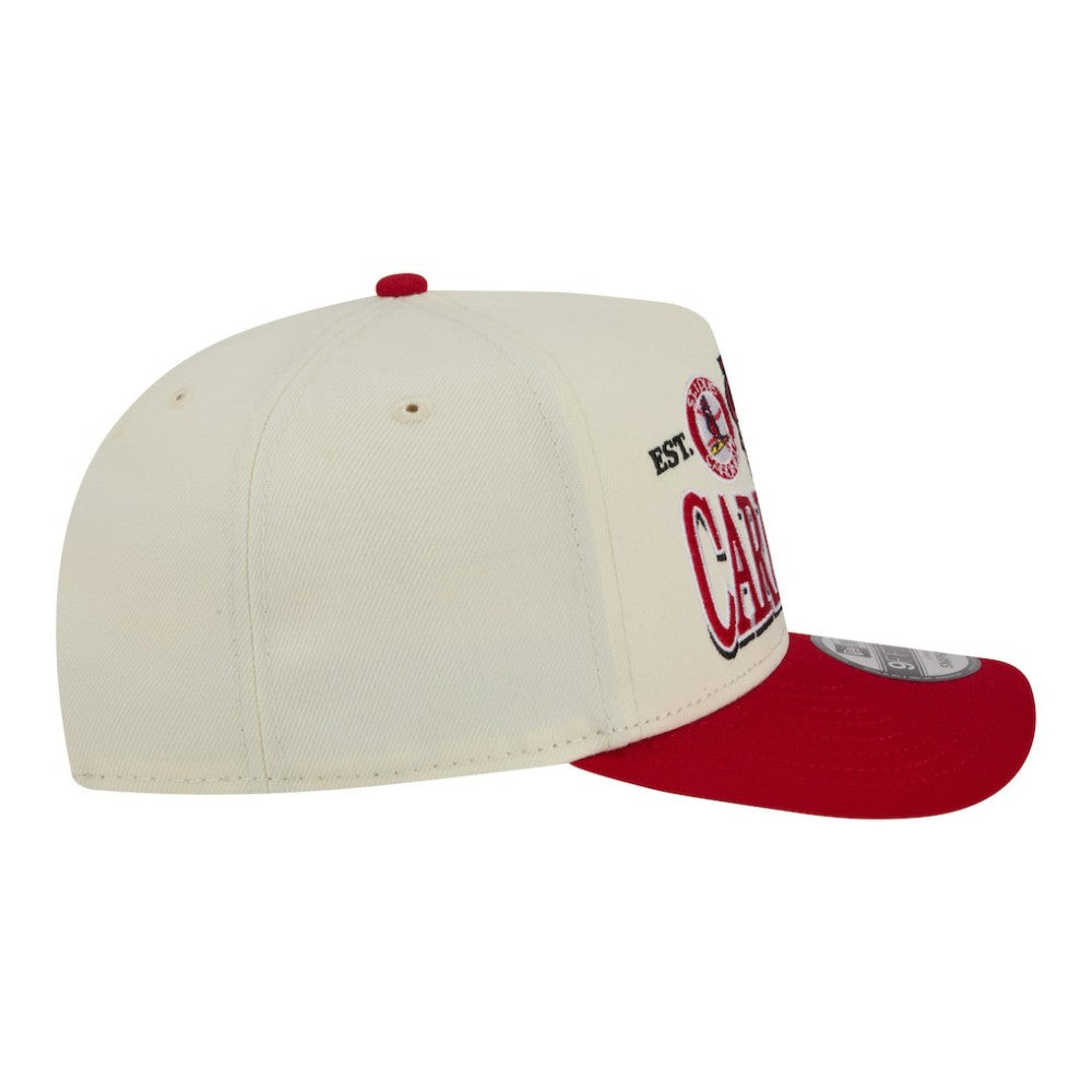 St. Louis Cardinals New Era Throwback Tri-Hit A-Frame 9FIFTY Adjustable Hat | MLB New