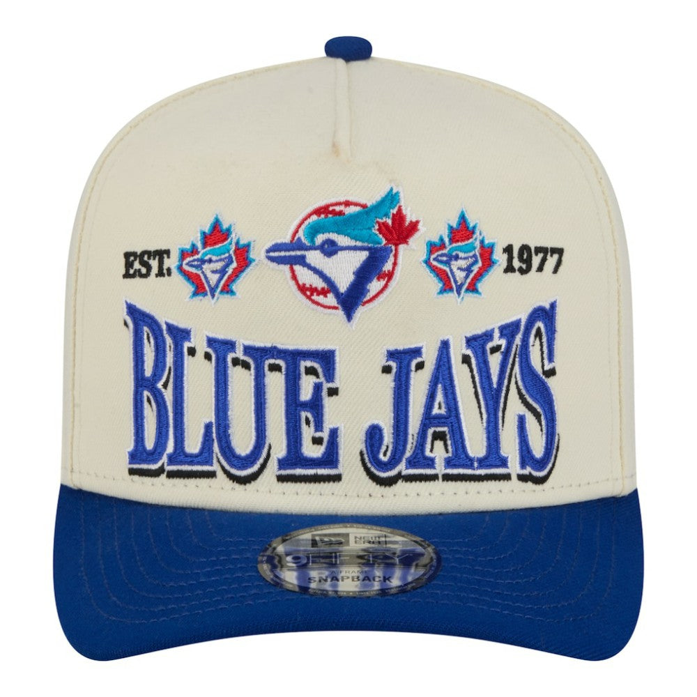 Toronto Blue Jays New Era Throwback Tri-Hit A-Frame 9FIFTY Adjustable Hat | MLB Shop