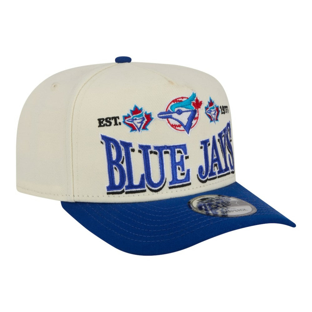 Toronto Blue Jays New Era Throwback Tri-Hit A-Frame 9FIFTY Adjustable Hat | MLB Shop