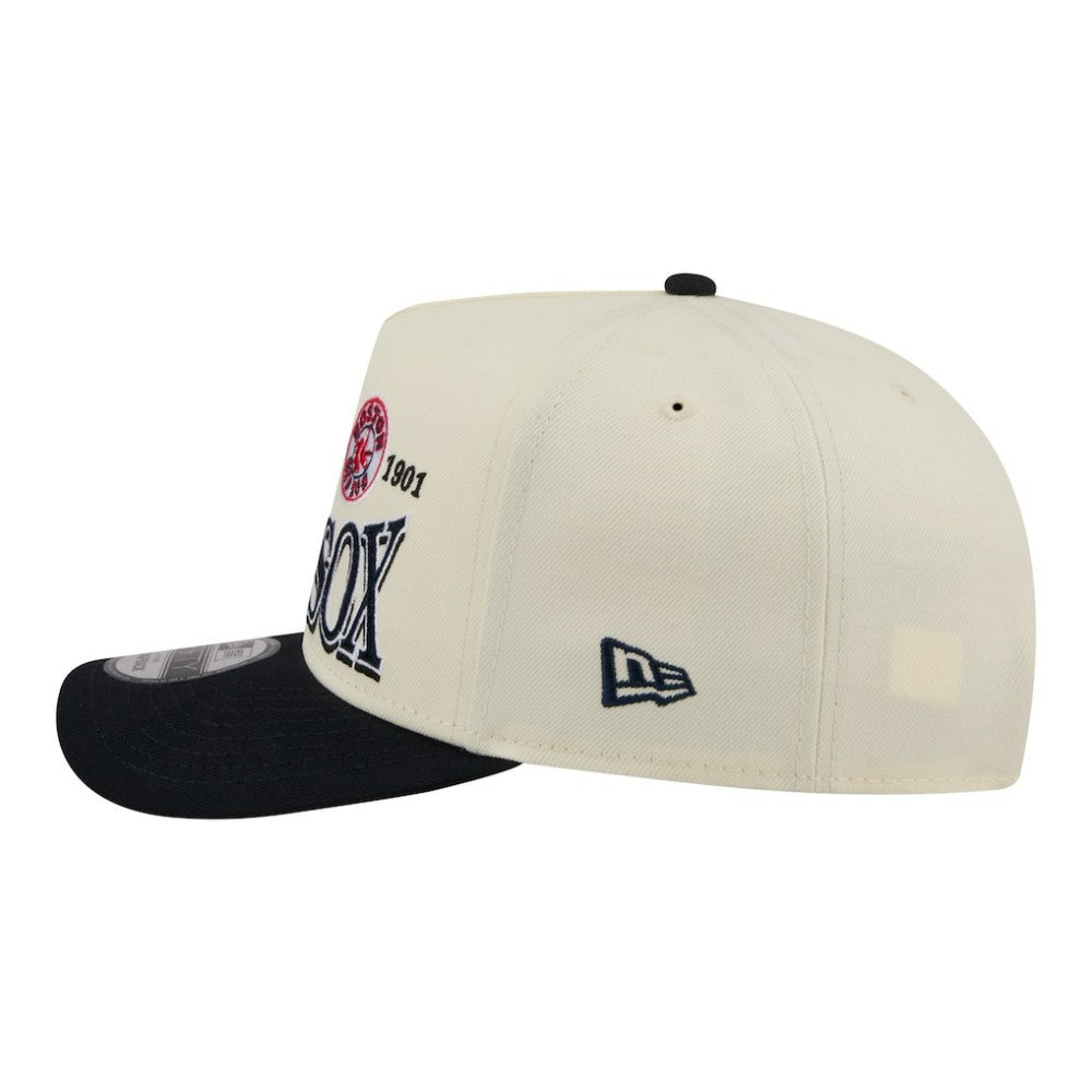 Boston Red Sox New Era Throwback Tri-Hit A-Frame 9FIFTY Adjustable Hat | MLB Shop
