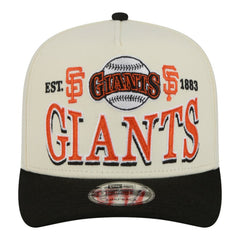 San Francisco Giants New Era Throwback Tri-Hit A-Frame 9FIFTY Adjustable Hat | MLB Outlet