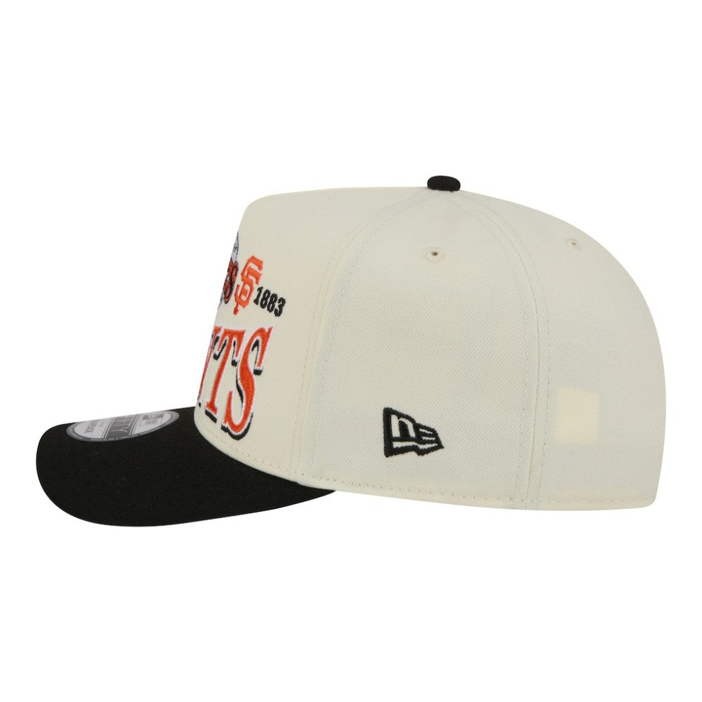 San Francisco Giants New Era Throwback Tri-Hit A-Frame 9FIFTY Adjustable Hat | MLB Outlet