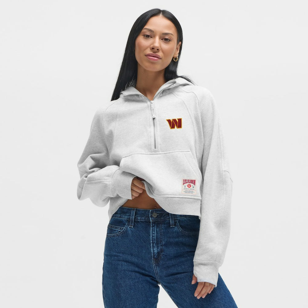 Washington Commanders  lululemon Women's Scuba Oversized Half-Zip Hoodie