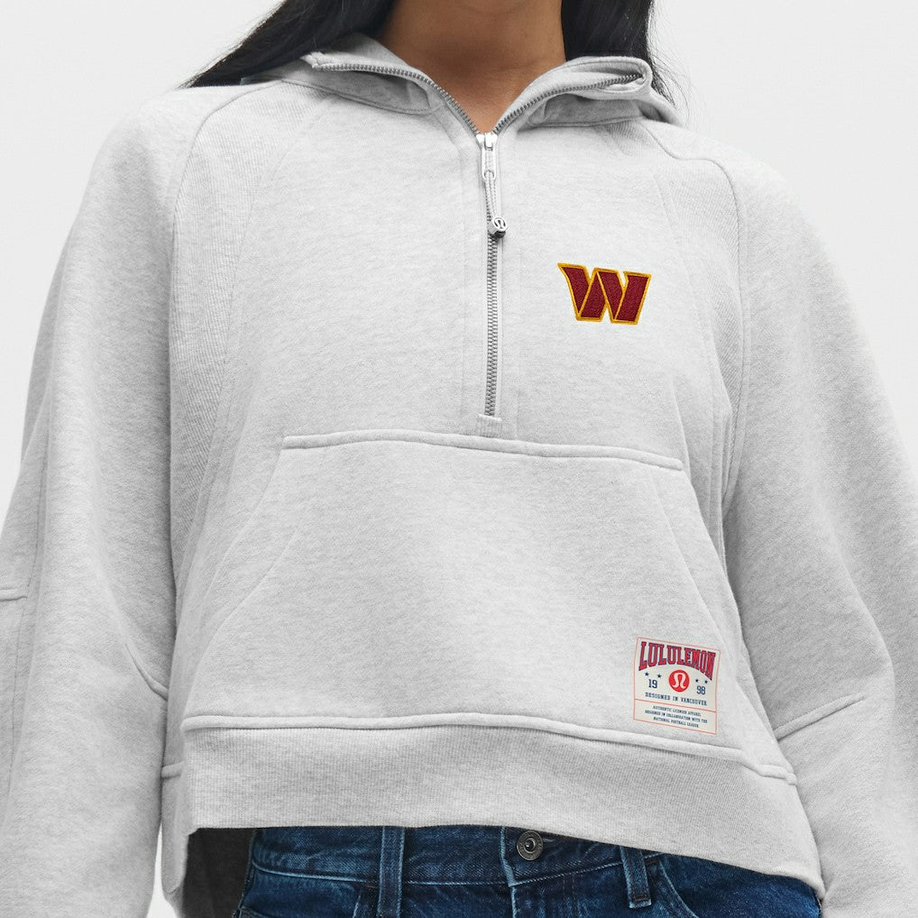 Washington Commanders  lululemon Women's Scuba Oversized Half-Zip Hoodie