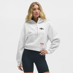 Baltimore Ravens  lululemon Women's Scuba Oversized Half-Zip Hoodie
