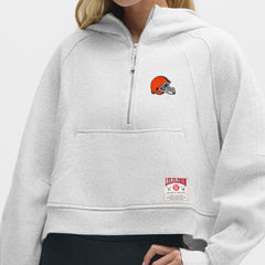 Cleveland Browns  lululemon Women's Scuba Oversized Half-Zip Hoodie