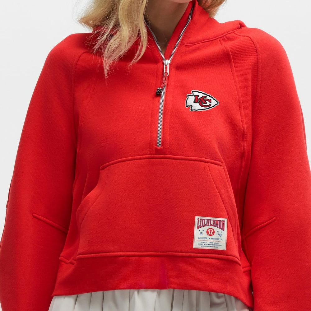Kansas City Chiefs  lululemon Women's Scuba Oversized Half-Zip Hoodie
