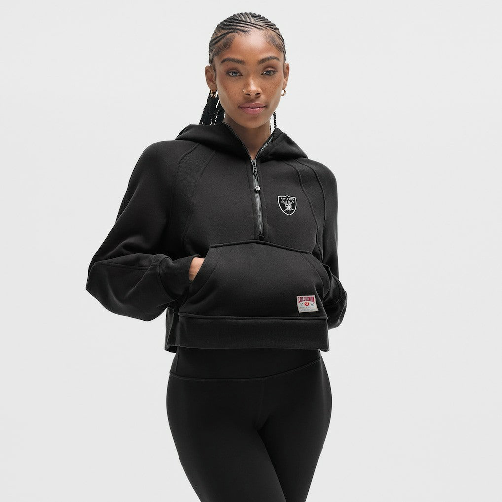 Las Vegas Raiders  lululemon Women's Scuba Oversized Half-Zip Hoodie