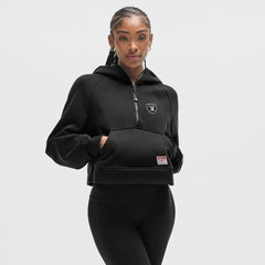Las Vegas Raiders  lululemon Women's Scuba Oversized Half-Zip Hoodie