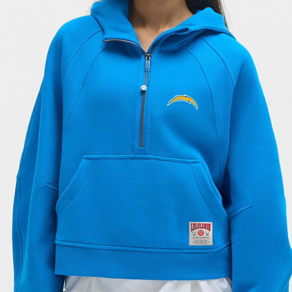 Los Angeles Chargers  lululemon Women's Scuba Oversized Half-Zip Hoodie
