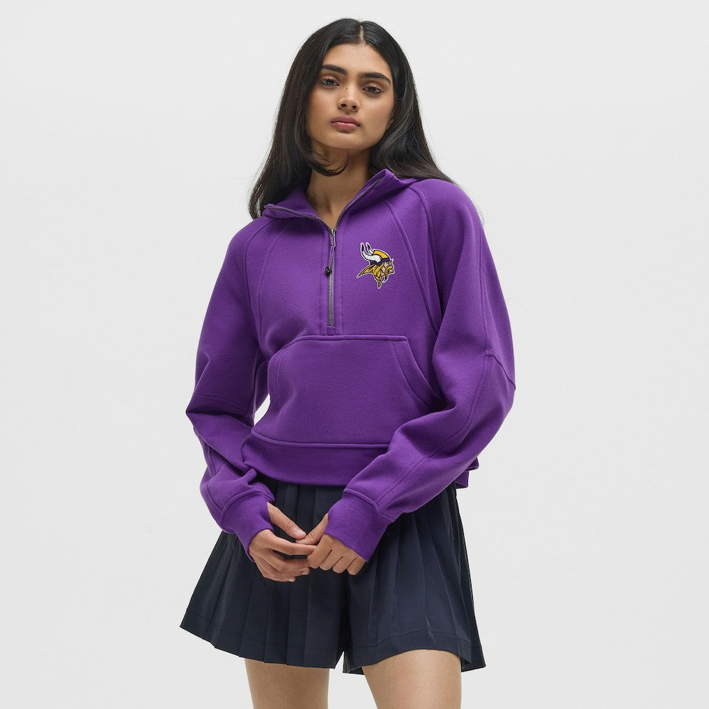 Minnesota Vikings  lululemon Women's Scuba Oversized Half-Zip Hoodie