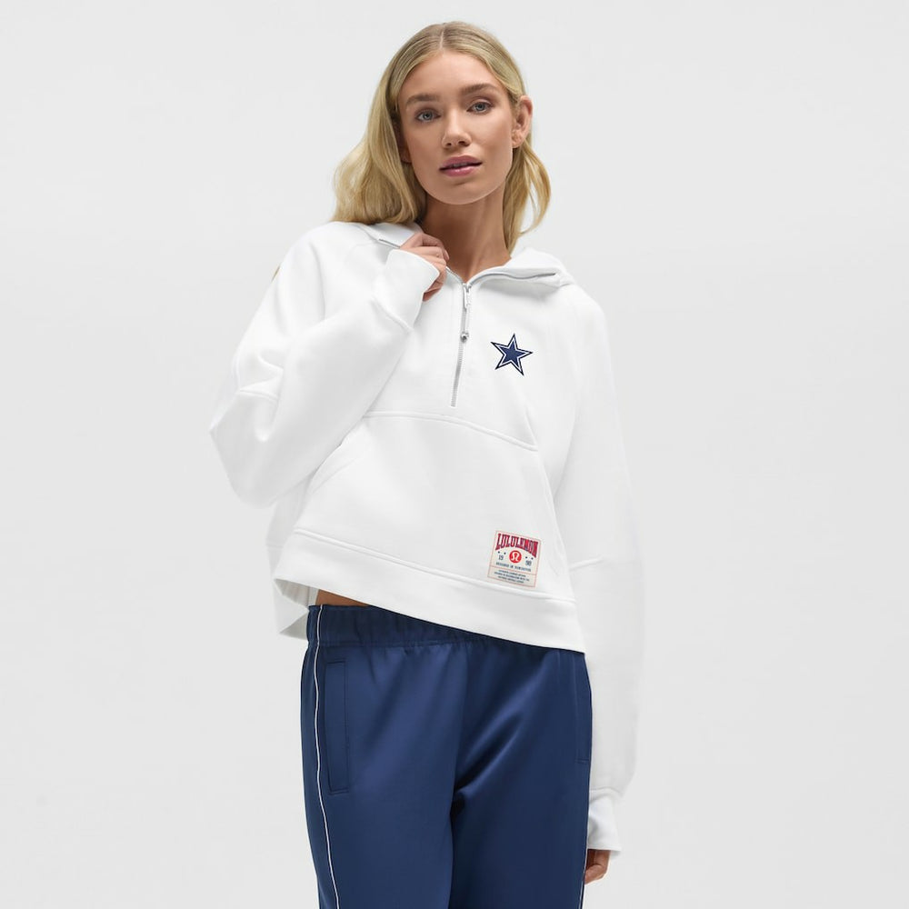 Dallas Cowboys  lululemon Women's Scuba Oversized Half-Zip Hoodie