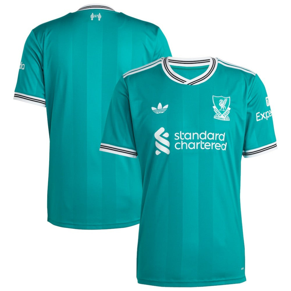 Liverpool 2025/26 Third Replica Jersey Green - Adidas