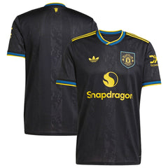 Manchester United 2025/26 Third Replica Jersey Black - Adidas