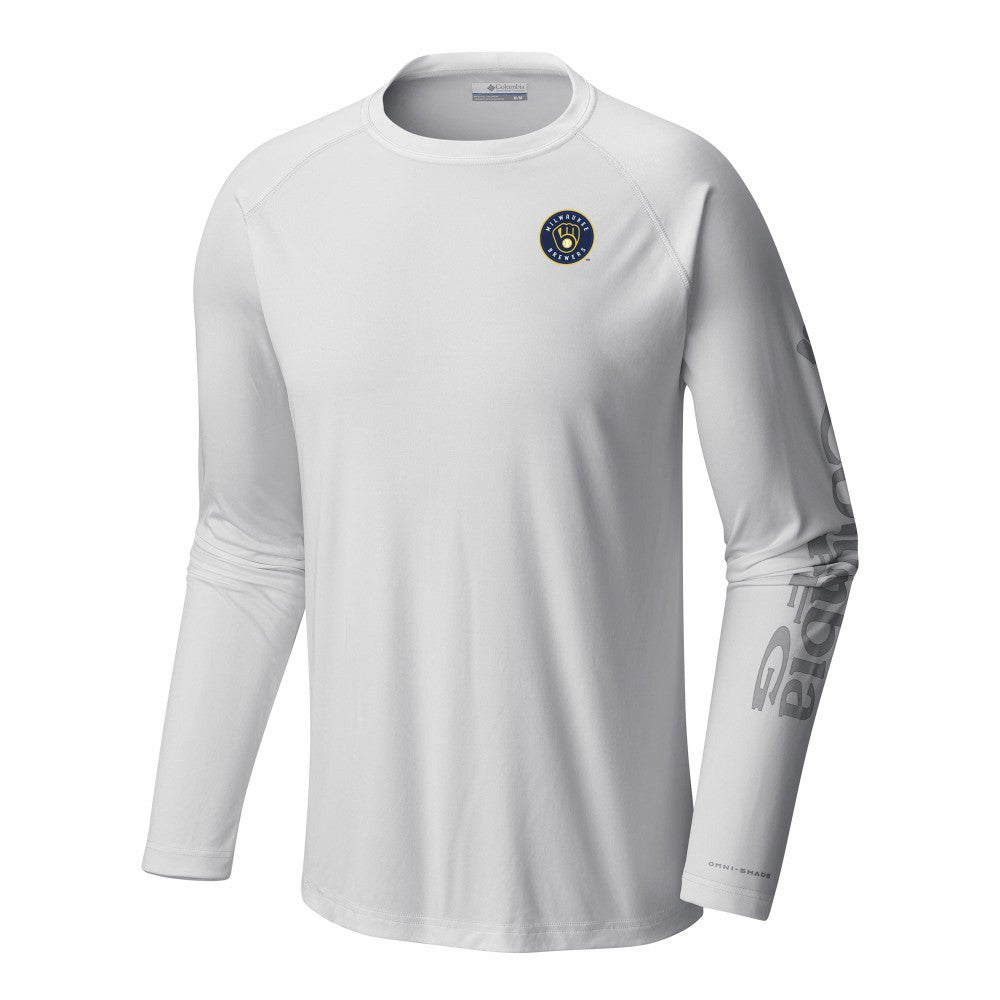 Milwaukee Brewers Columbia Terminal Tackle Long Sleeve Shirt | MLB Shop