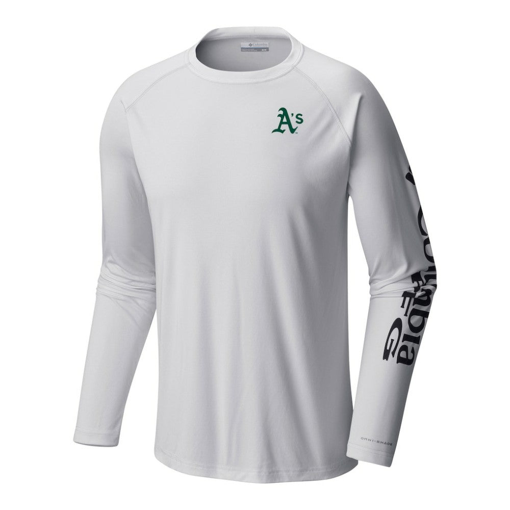 Athletics Columbia Terminal Tackle Long Sleeve Shirt | MLB Online