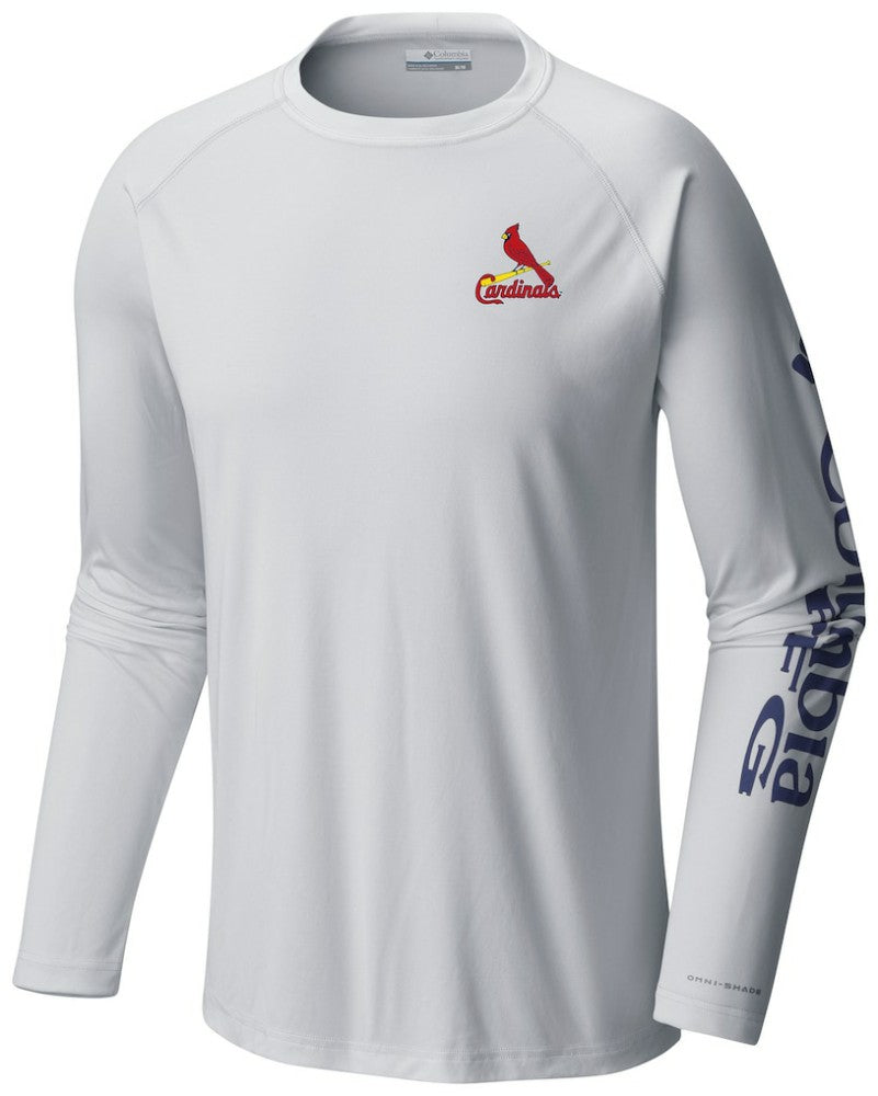 St. Louis Cardinals Columbia Terminal Tackle Long Sleeve Shirt | MLB On Sale