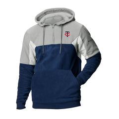 Minnesota Twins Columbia Men's Lodge Fleece Quarter-Zip Hoodie | MLB Shop