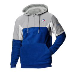 Toronto Blue Jays Columbia Men's Lodge Fleece Quarter-Zip Hoodie | MLB Discount