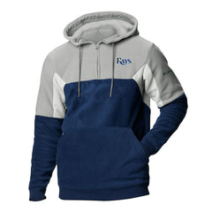 Tampa Bay Rays Columbia Men's Lodge Fleece Quarter-Zip Hoodie | MLB Outlet