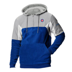 Chicago Cubs Columbia Men's Lodge Fleece Quarter-Zip Hoodie | MLB New