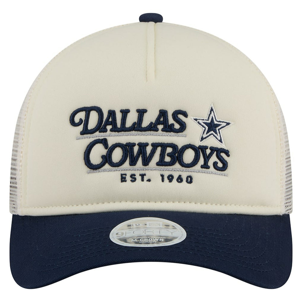 Dallas Cowboys New Era Women's Retro A-Frame 9FORTY Adjustable Hat
