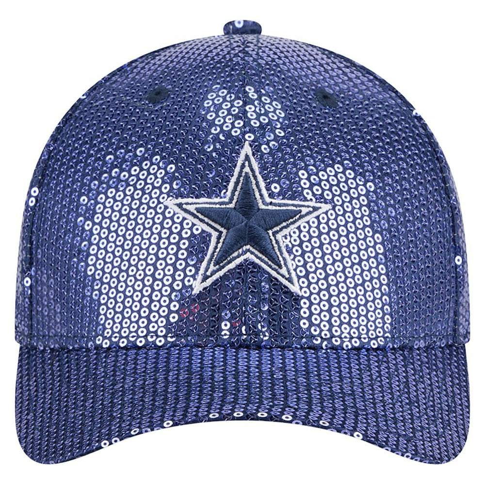Dallas Cowboys New Era Women's Sequin 9FORTY Adjustable Hat
