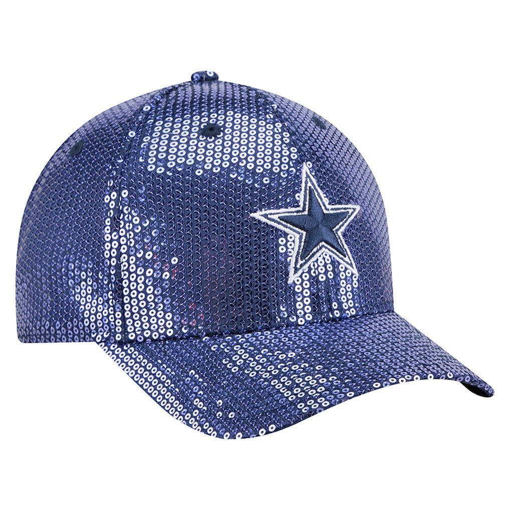 Dallas Cowboys New Era Women's Sequin 9FORTY Adjustable Hat