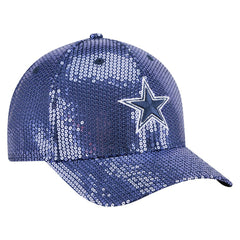 Dallas Cowboys New Era Women's Sequin 9FORTY Adjustable Hat