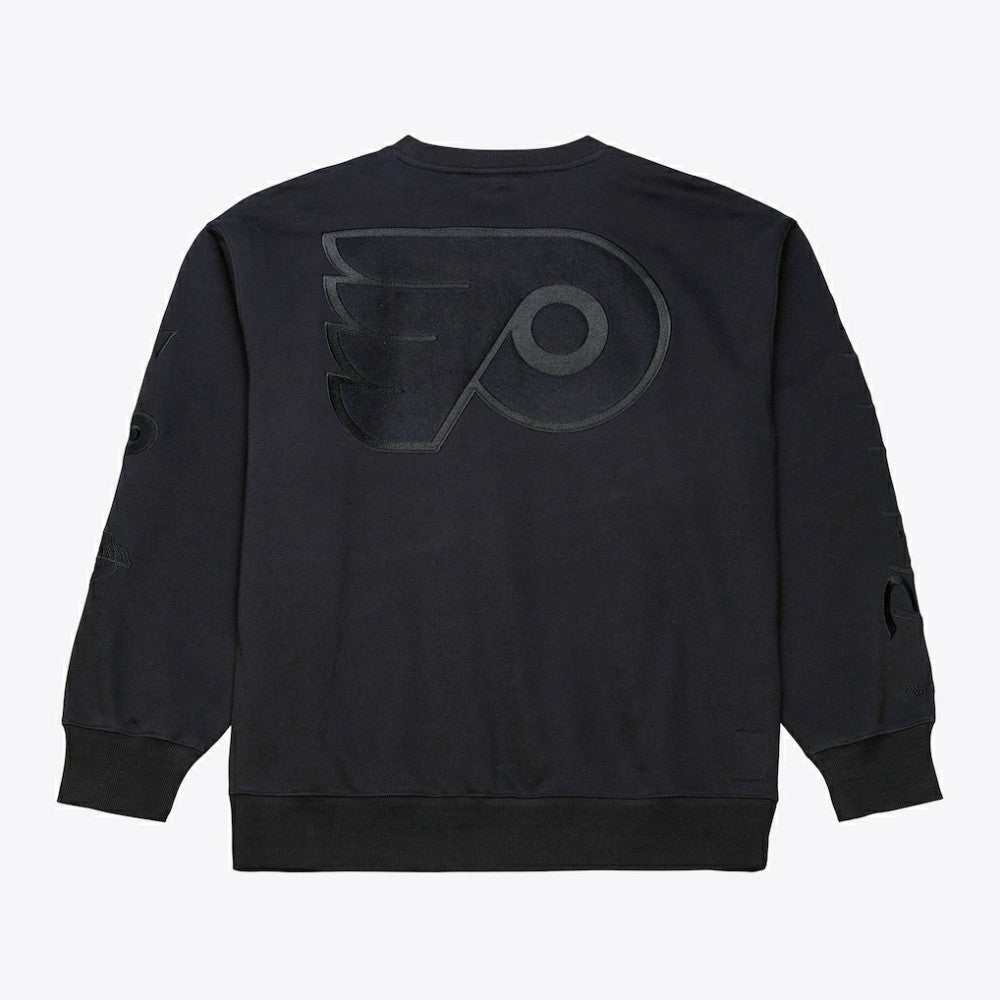 Philadelphia Flyers Mitchell & Ness Phantom Fleece Crew Neck Sweatshirt Discount