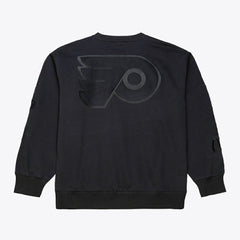Philadelphia Flyers Mitchell & Ness Phantom Fleece Crew Neck Sweatshirt Discount