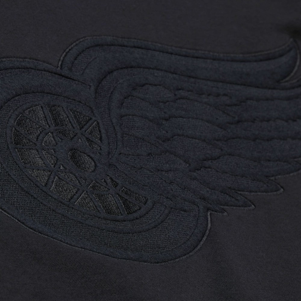 Detroit Red Wings Mitchell & Ness Phantom Fleece Crew Neck Sweatshirt Outlet
