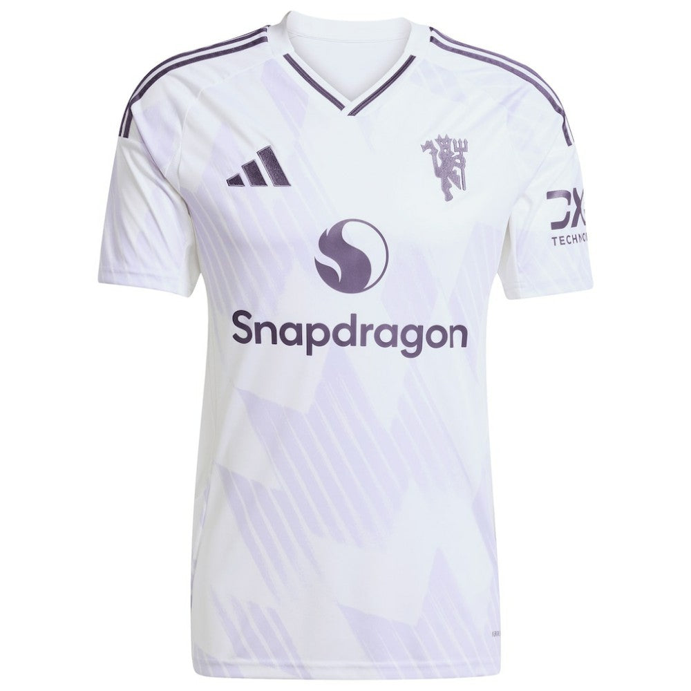 Alejandro Garnacho Manchester United 2025/26 Away Replica Player Jersey White - Adidas
