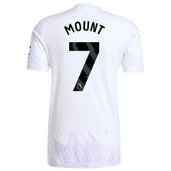 Mason Mount Manchester United 2025/26 Away Replica Player Jersey White - Adidas