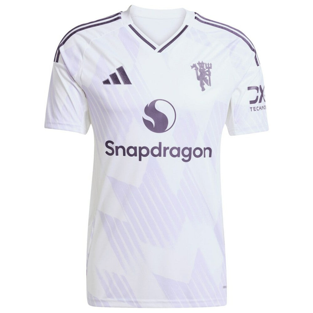 Amad Diallo Manchester United 2025/26 Away Replica Player Jersey White - Adidas